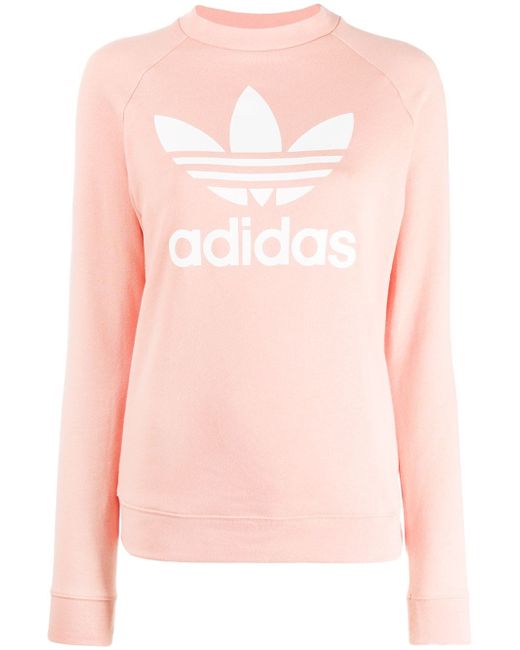 Adidas logo print sweatshirt