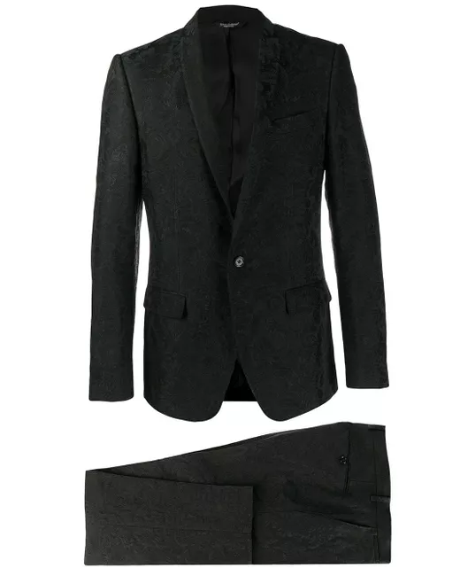 Dolce & Gabbana two-piece jacquard suit
