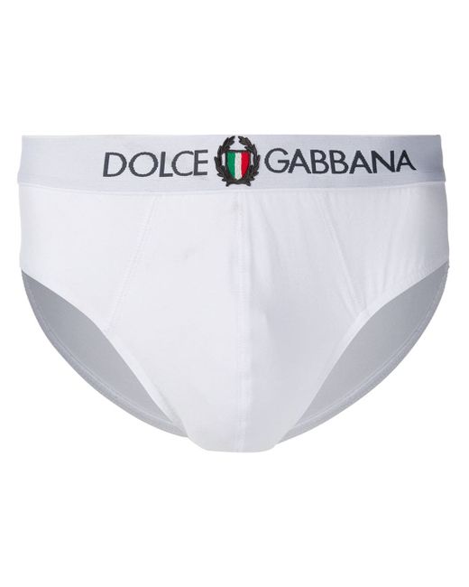Dolce & Gabbana logo embroidered briefs