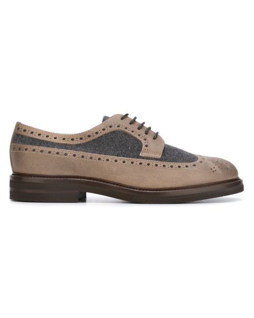 Brunello Cucinelli panelled brogues