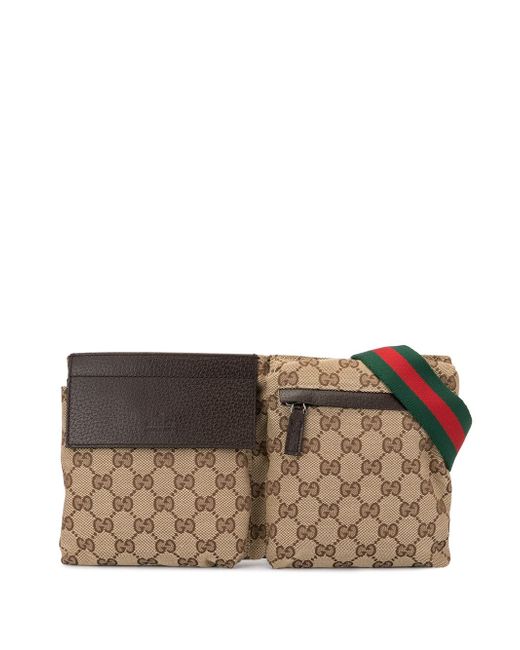 Gucci Pre-Owned Shelly Line GG Pattern belt bag