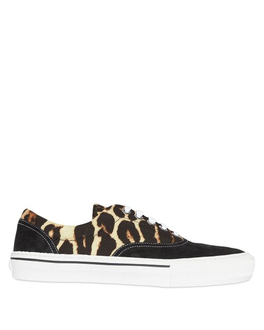 Burberry leopard print sneakers
