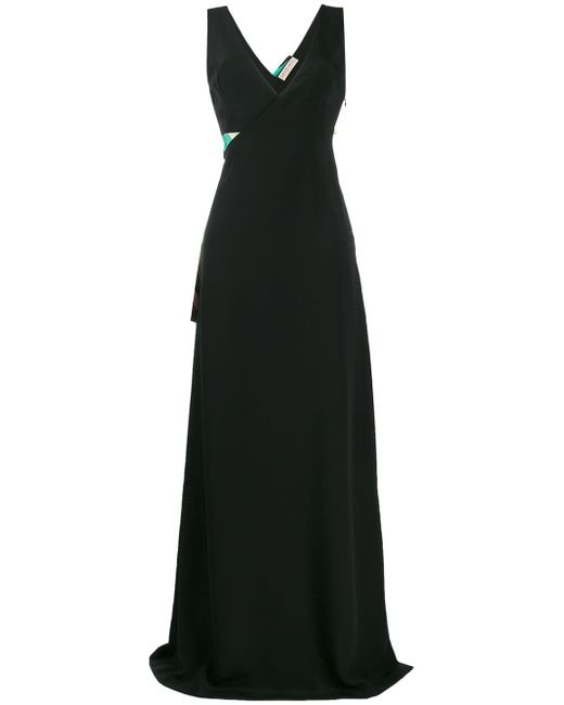 Emilio Pucci Belted Long Gown