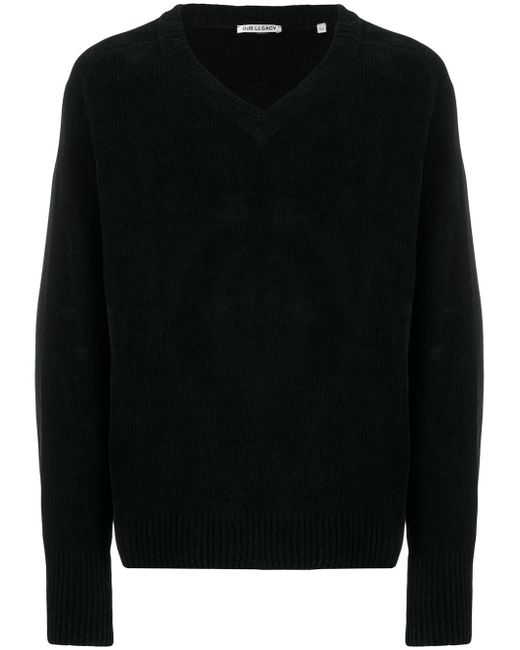 Our Legacy slouchy V-neck sweater