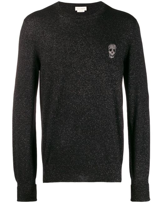 Alexander McQueen skull motif sweater