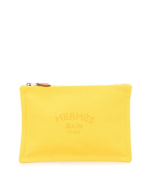 Hermès Pre-Owned flat PM Yachting pouch