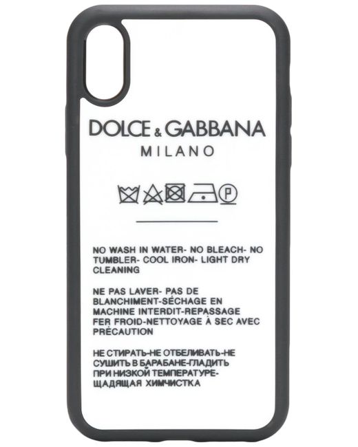 Dolce & Gabbana care instruction I-phone XR case