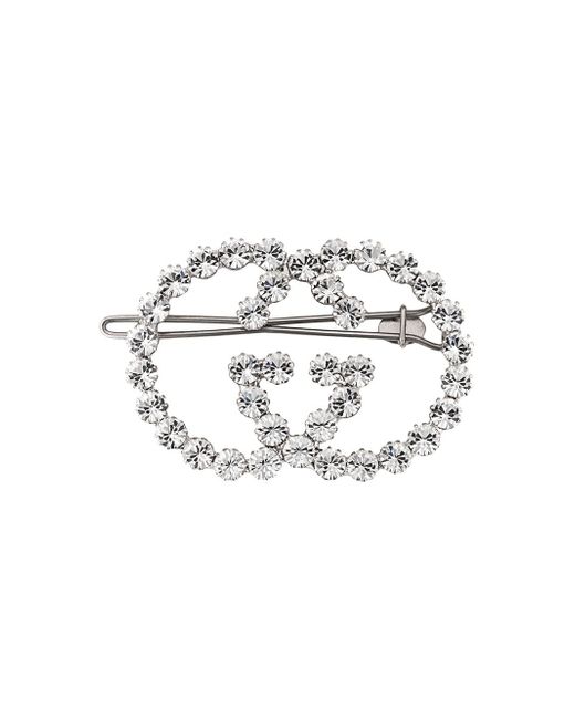 Gucci GG crystal hair clip