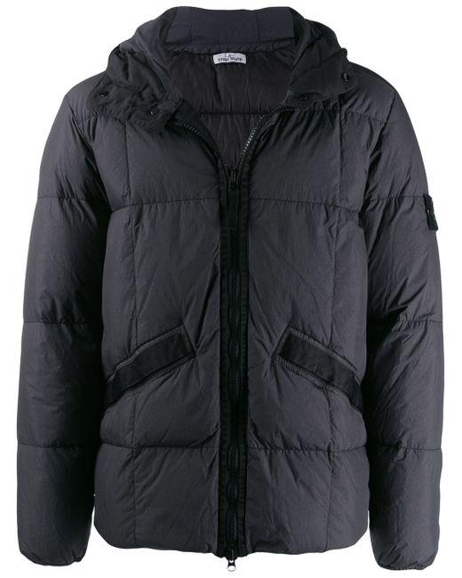 Stone Island quilted down jacket