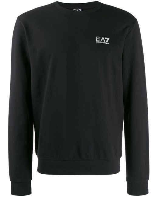 Ea7 printed logo sweatshirt