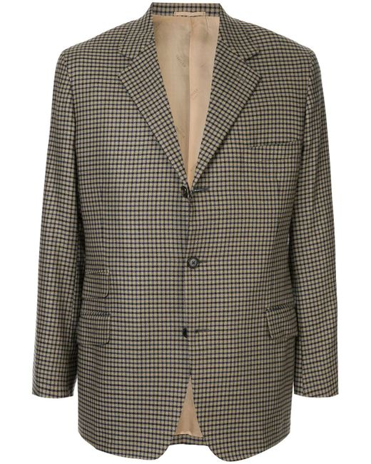 Hermès Pre-Owned checked blazer