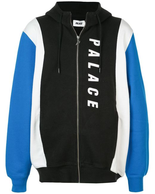 Palace colour block zipped hoodie