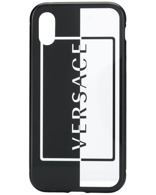Versace logo printed iPhone X case