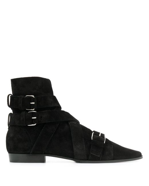 Balmain Jack suede ankle boots