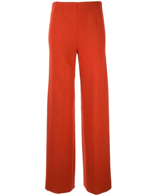 Hermès Pre-Owned high-waisted wide leg trousers