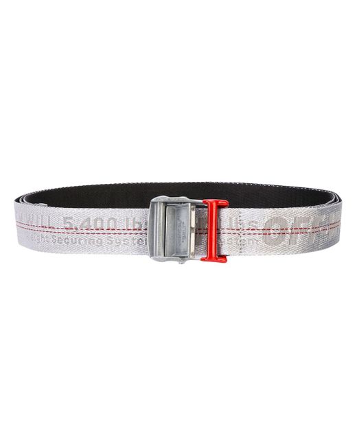 Off-White colour accent industrial belt