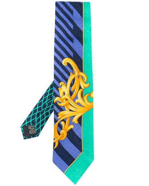 Versace Pre-Owned multi-print Baroque tie