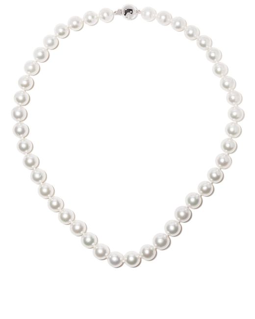 Yoko London 18kt gold classic pearl necklace