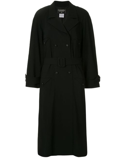 Chanel Pre-Owned belted trench coat
