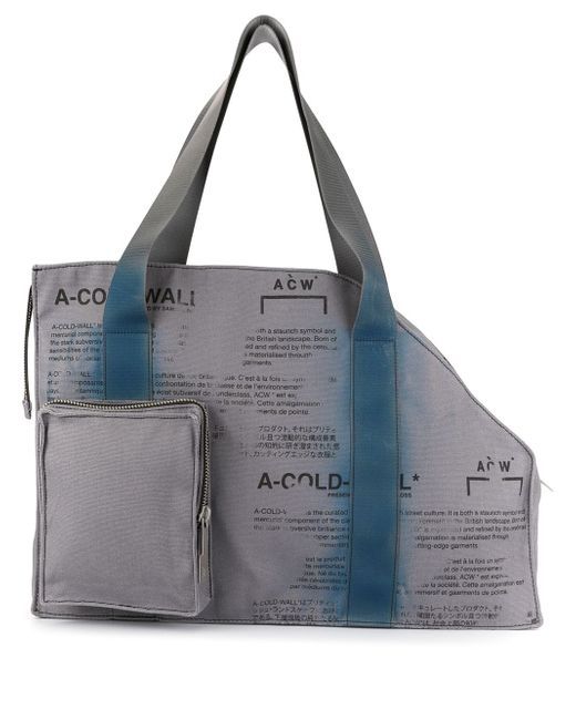 A-Cold-Wall contrast logo tote
