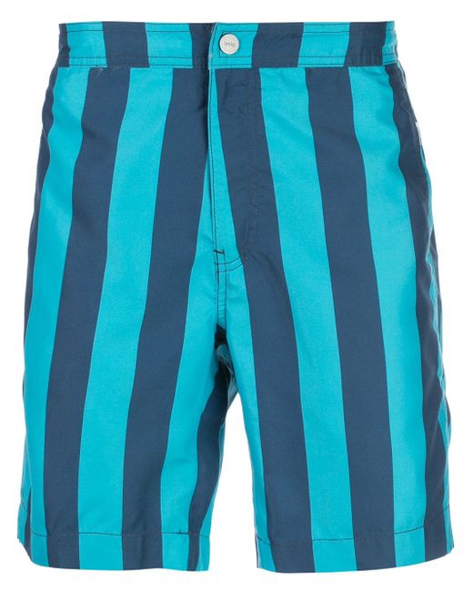 Onia striped swim trunks
