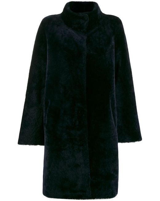 Liska oversized single-breasted coat