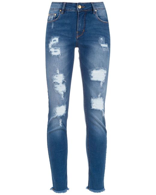 Amapô ripped skinny-fit jeans