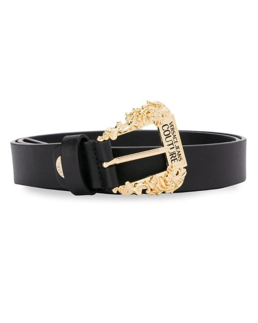 Versace Jeans Couture embossed buckle belt