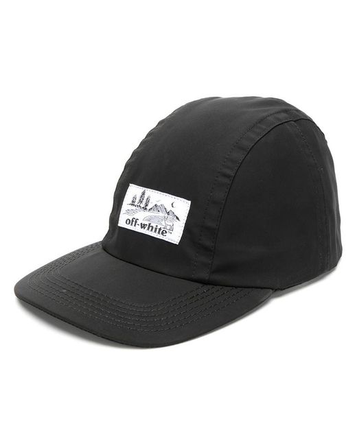 Off-White patch detail baseball cap