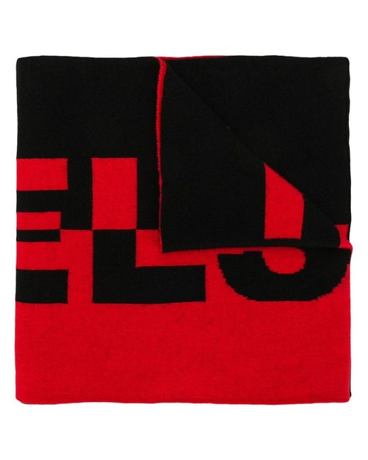 Belstaff logo knit scarf