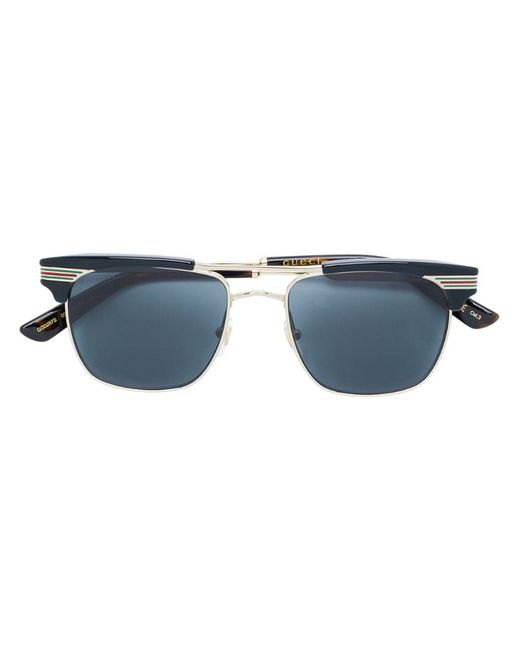 Gucci oval frame sunglasses