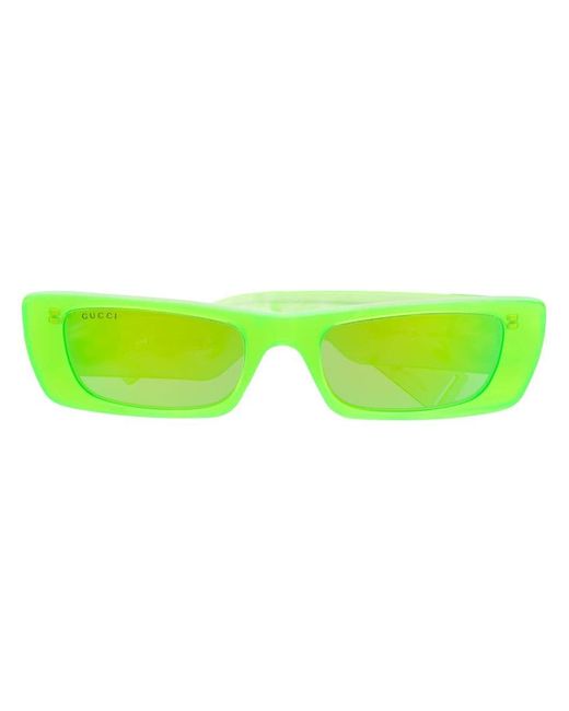 Gucci rectangular frame sunglasses