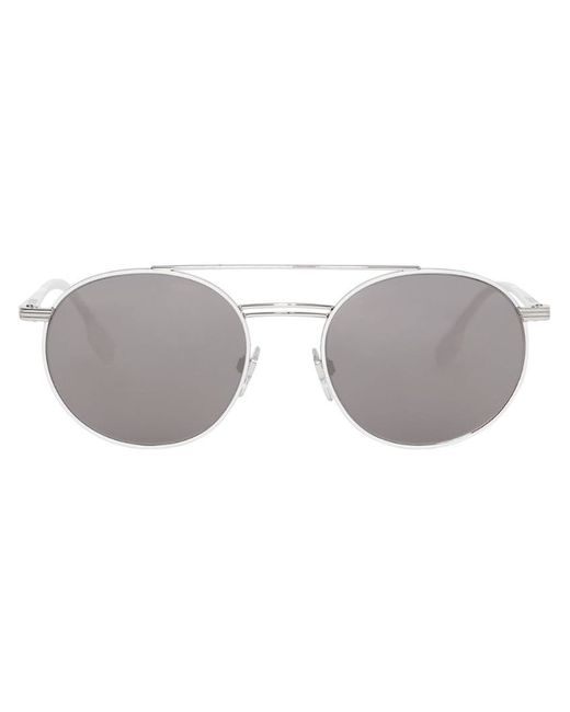 Burberry Top Bar Detail Round Frame Sunglasses
