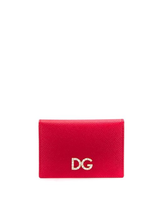Dolce & Gabbana embellished logo wallet