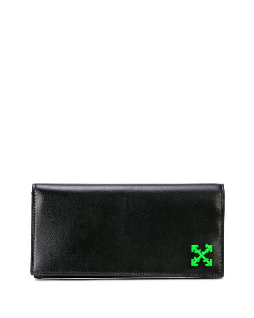 Off-White arrows logo continental wallet
