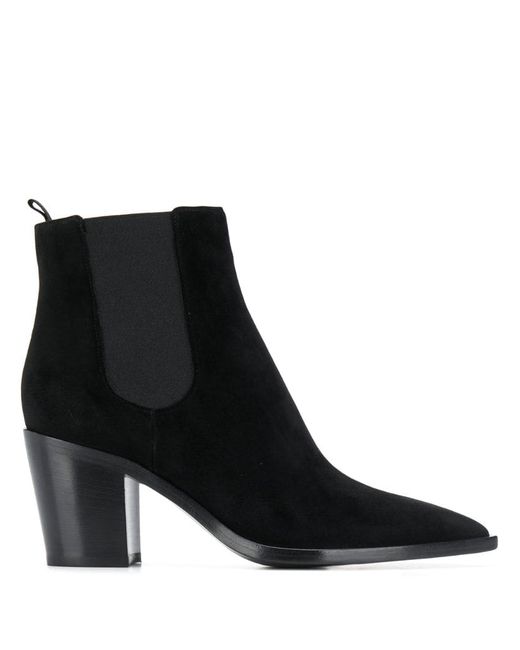 Gianvito Rossi pointed ankle boots