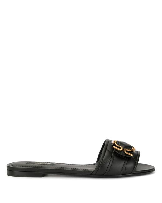 Dolce & Gabbana quilted slide sandals