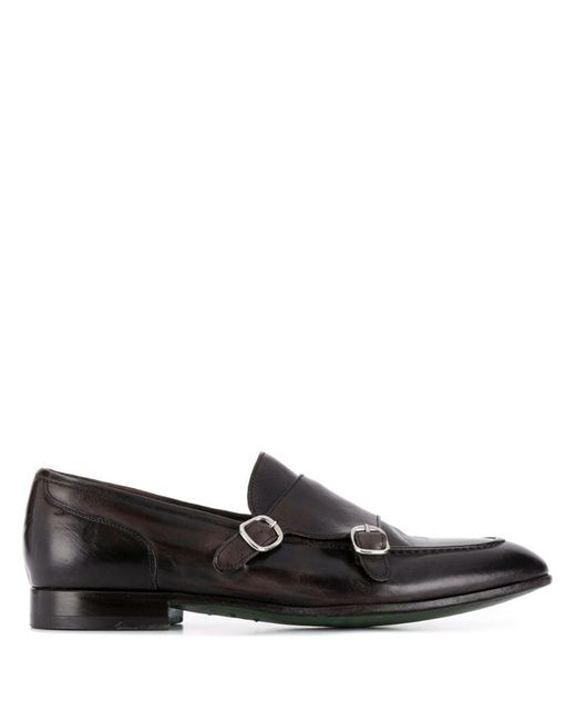 Green George classic monk shoes