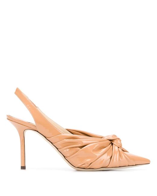 Jimmy Choo Annabelle 85 knotted pumps