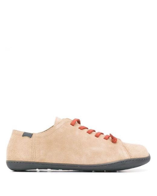 Camper contrast lace-up sneakers