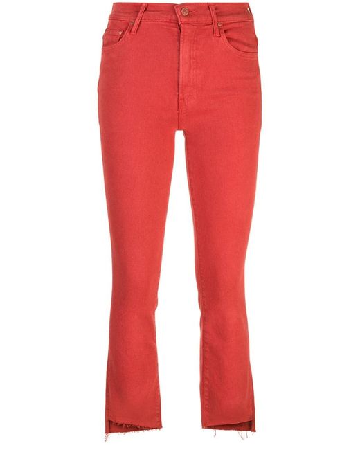 Mother cropped skinny jeans