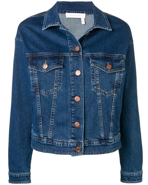 See by Chloé butterfly denim jacket
