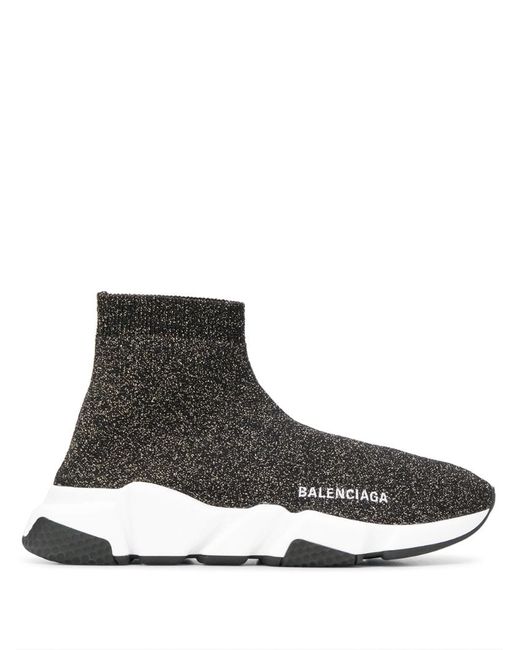 Balenciaga Speed LT lurex knit sneakers