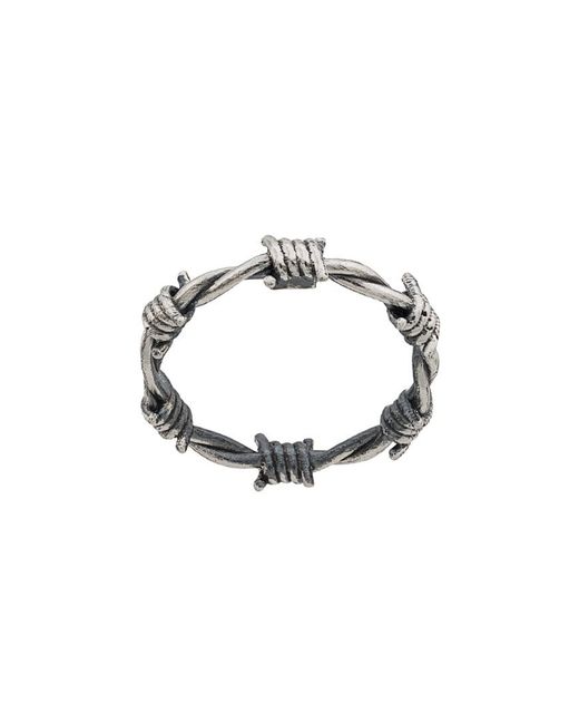 Nove25 barbed wire shape ring
