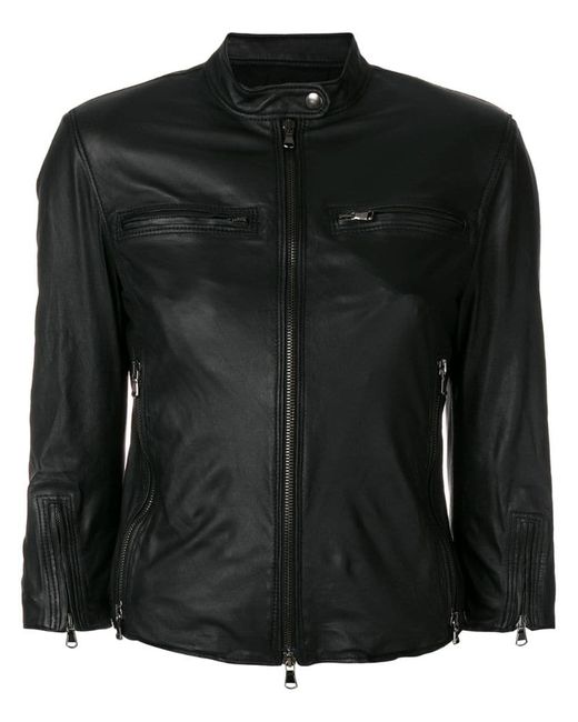 R13 fitted leather jacket