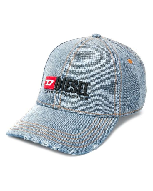 Diesel Denim baseball cap with embroidery