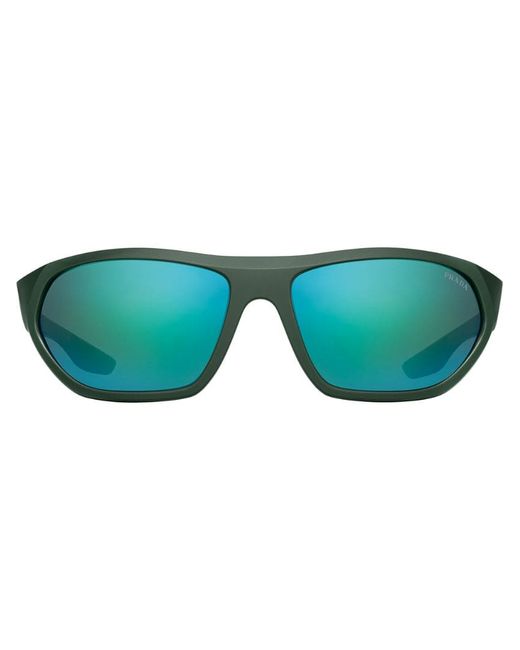 Prada round sports sunglasses