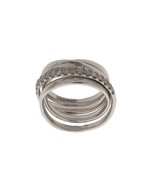 Chin Teo layered embellished ring