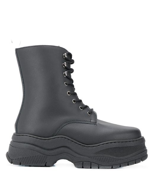 Chiara Ferragni army ankle boots