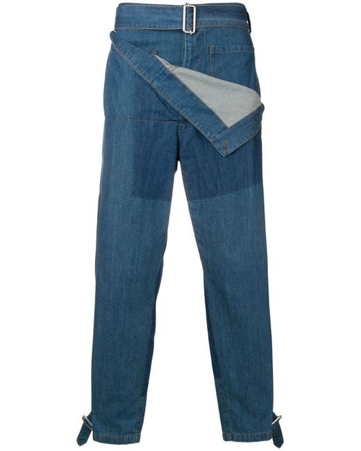 J.W.Anderson belted denim trousers